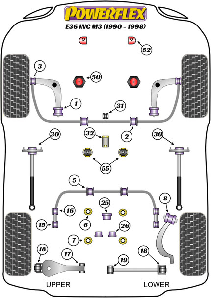 PFF5-4650 Powerflex Engine Mount