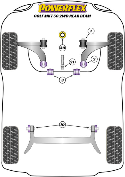 PFR3-714 Powerflex Rear Wheel Bearing Housing Bush