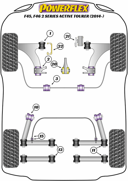 PFR5-1313 Powerflex Rear Lateral Arm Inner Bush