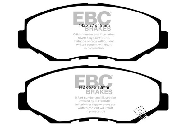 DP21655 EBC Greenstuff 2000 Series Sport Brake Pads (FRONT)