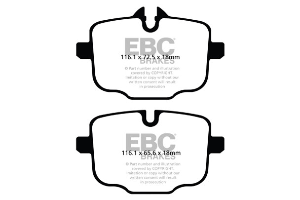 DP22089 EBC Greenstuff 2000 Series Sport Brake Pads (REAR)