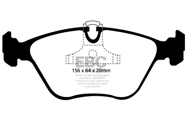 DP21089 EBC Greenstuff 2000 Series Sport Brake Pads (FRONT)