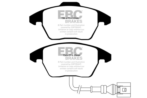 DP21517 EBC Greenstuff 2000 Series Sport Brake Pads (FRONT)