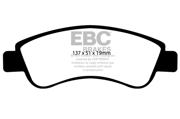 DP21374 EBC Greenstuff 2000 Series Sport Brake Pads (FRONT)
