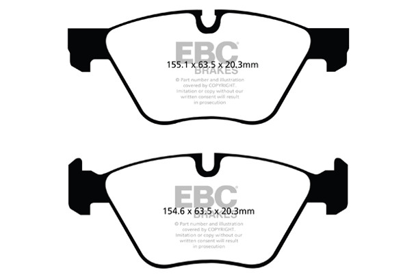 DP22077 EBC Greenstuff 2000 Series Sport Brake Pads (FRONT)