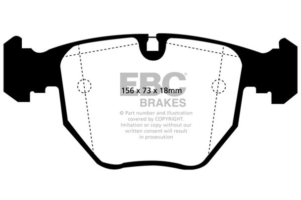 DP21036 EBC Greenstuff 2000 Series Sport Brake Pads (FRONT)
