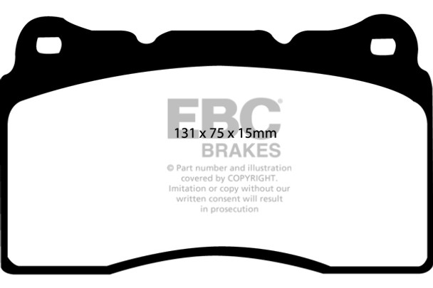 DP41210R EBC Yellowstuff Street and Track Brake Pads (FRONT/REAR)