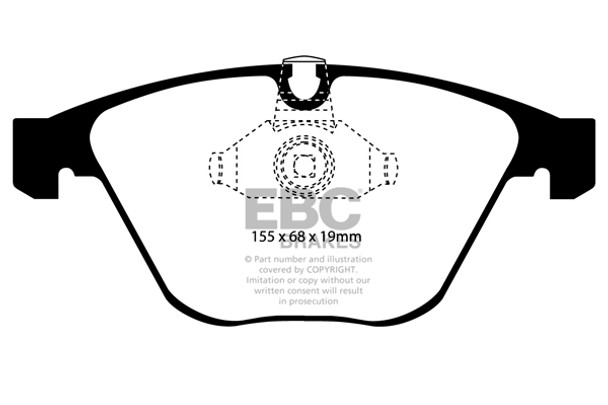 DP41449R EBC Yellowstuff Street and Track Brake Pads (FRONT)