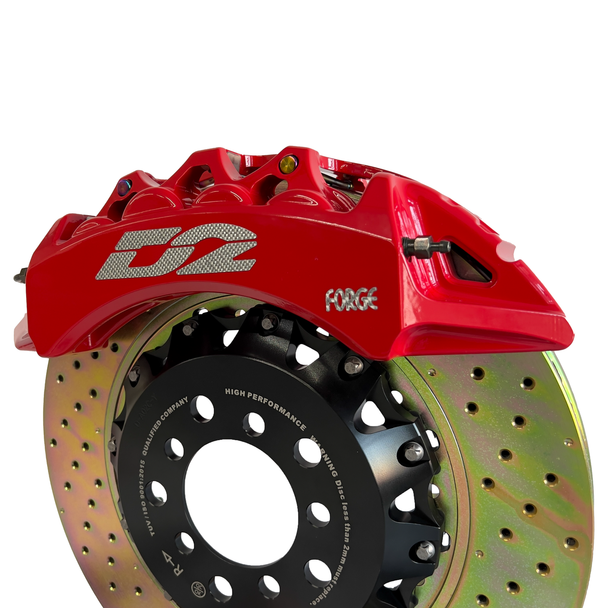 D2 Racing Front Brake Kit 8 POT Hollow Street Caliper 380X32mm for ALFA ROMEO 147 ALL MODEL (EXCLUDING GTA) 00~10