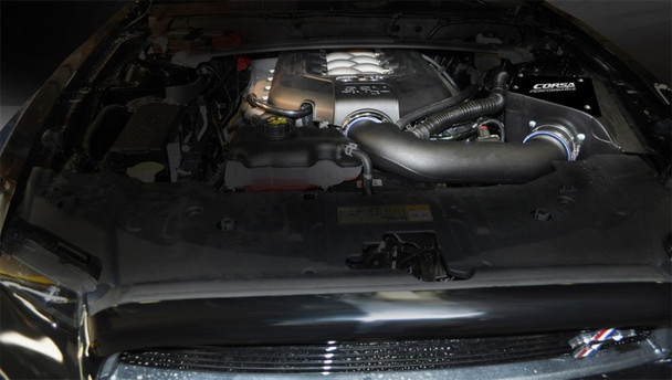 49750 Corsa Plastic Closed Box Air Intake w/ MaxFlow 5 Oiled Air Filter - Ford Mustang GT 5.0L V8 2011-2014