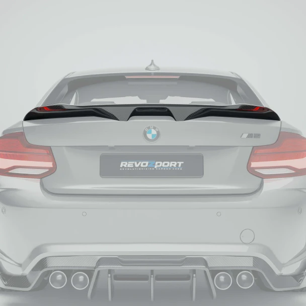 RevoZport Carbon Fiber Trunk Spoiler for BMW M2 F87