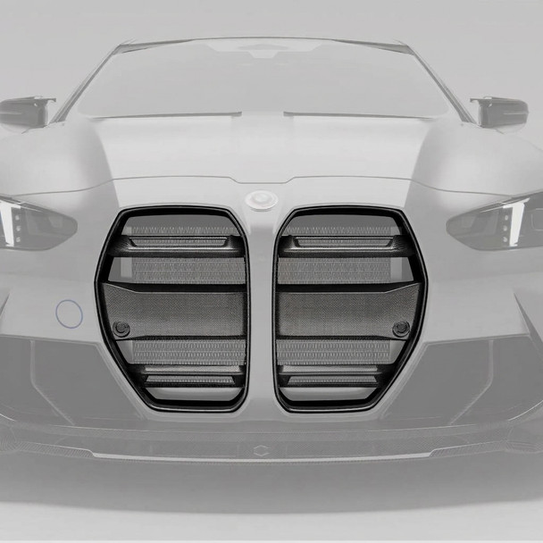 RevoZport Carbon Fiber Front Grill for BMW M3 G80/G81, BMW M4 G82