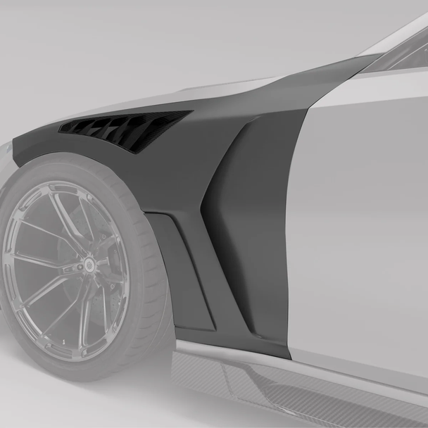 RevoZport Carbon Fiber Side Fenders for BMW M3 G80/G81