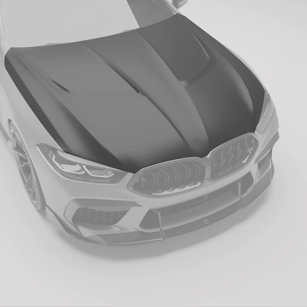 RevoZport Carbon Fiber Hood for BMW M8 F91/F92/F93