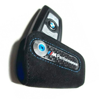 82292355518 BMW M Performance with carbon fiber Fob Key Case