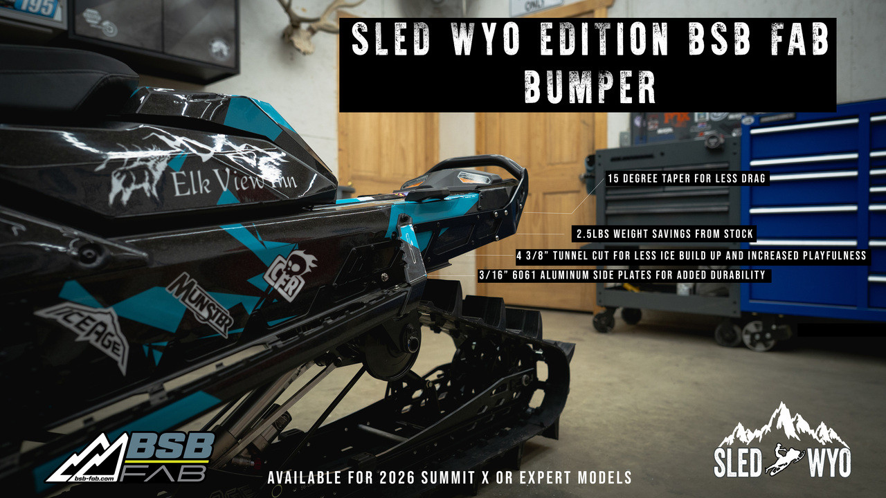 2026 SKI DOO “SLED WYO EDITION” SLASH BUMPER