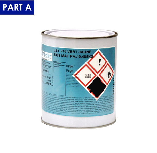 POLYURETHANE PAINT LBY216 MATTE G Y 3389 A .485KG