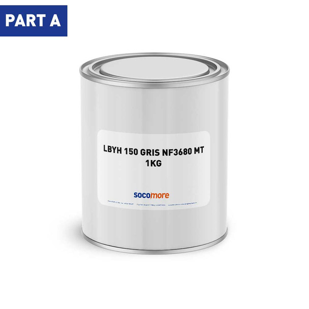 EXTERIOR TOPCOAT LBYH 150 GRIS NF3680 MT PA 1KG