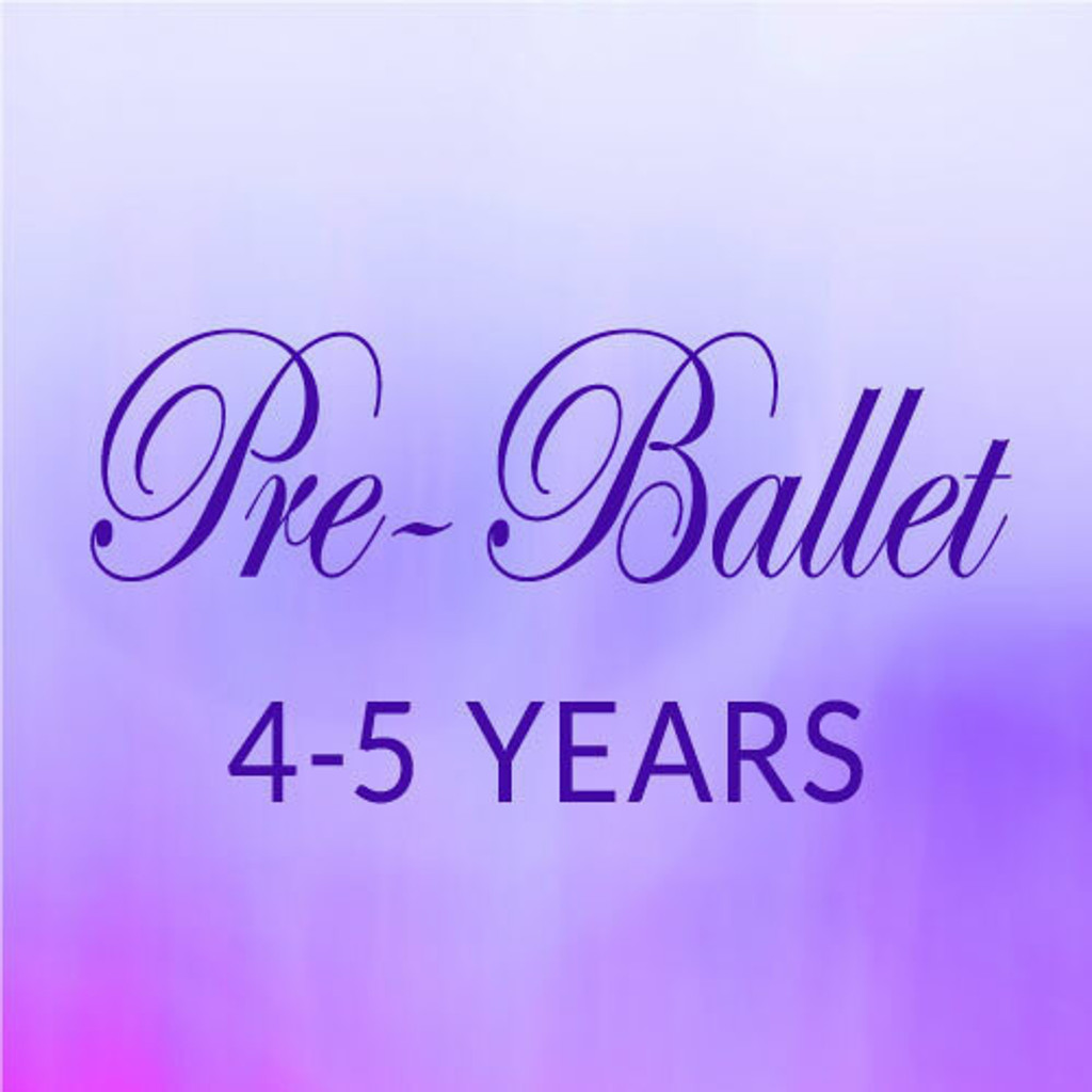 Mon. 3:00 - 3:45 Pre-Ballet, 4-5 Yrs. - Academic Year 2023-'24