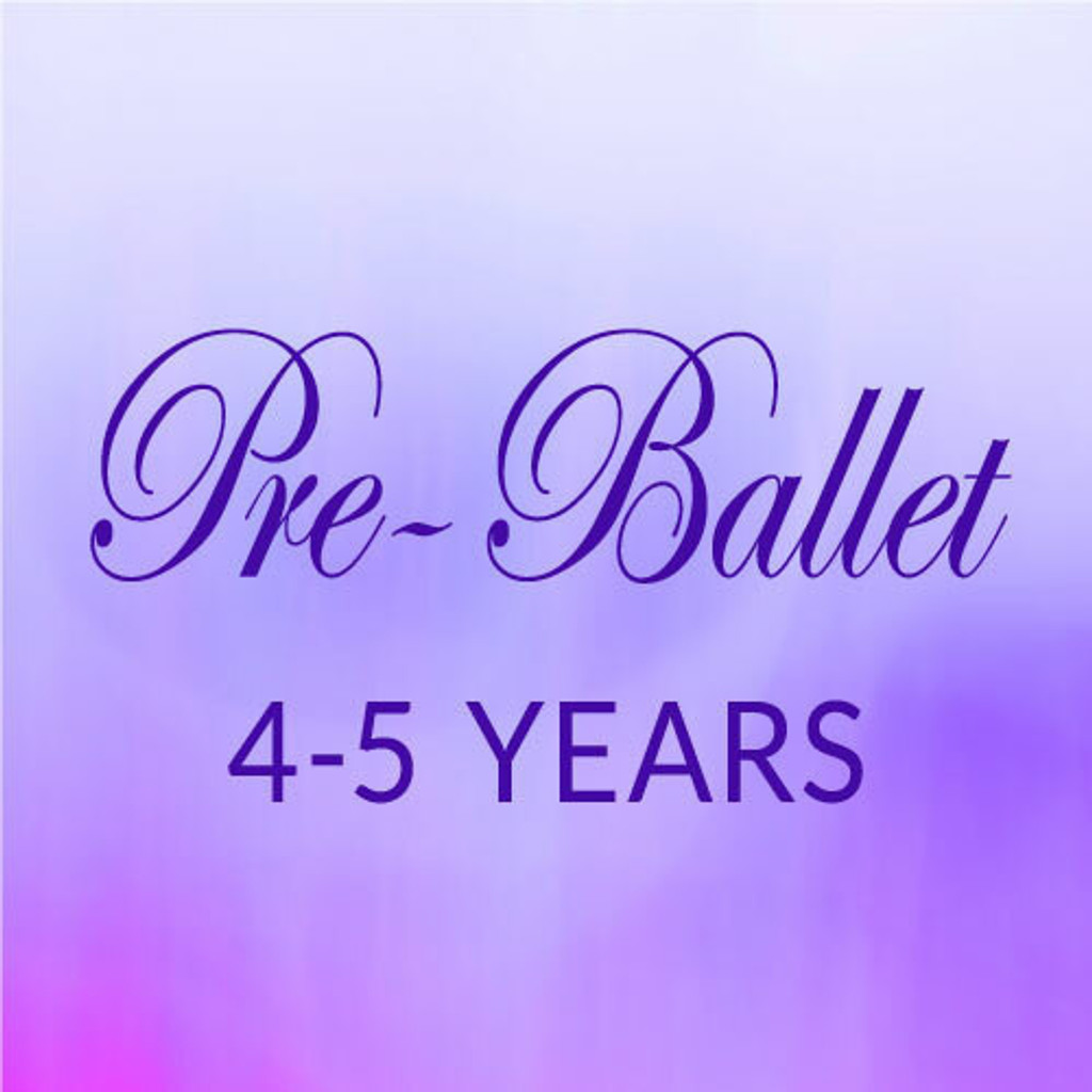 Sat. 9:45- 10:30 Pre-Ballet, 4-5 Yrs. - Academic Year 2025-'26