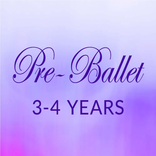 Mon. 12:30- 1:15 Pre-Ballet, 3-4 Yrs. - Academic Year 2026-'27