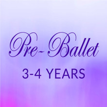 Mon. 12:30- 1:15 Pre-Ballet, 3-4 yrs. - Academic Year 2022-'23