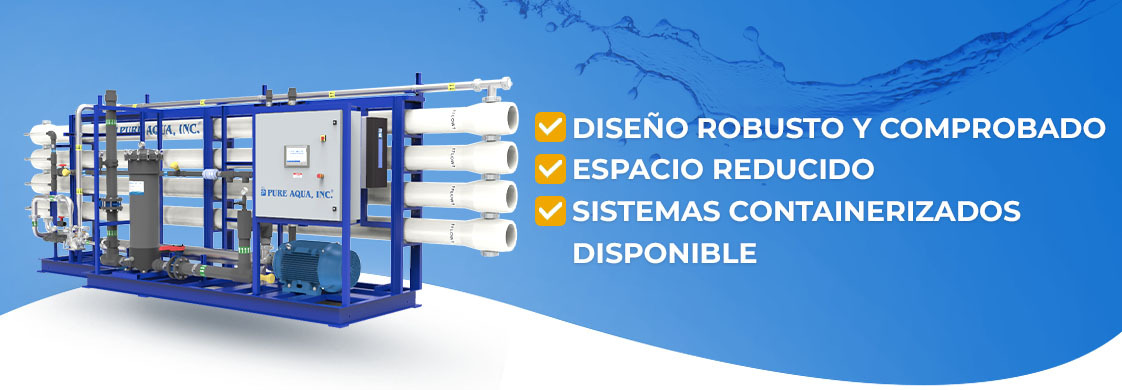 Sistema Industrial de Desalinizacion 8,000 - 500,000 GPD 