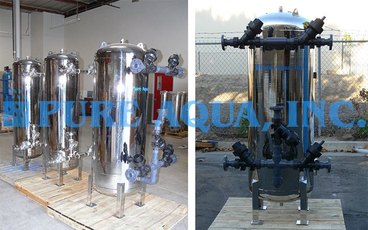 Unidades Filtros Multi Medios de Acero Inoxidable 2x 35,000 GPD y 1x 50,000 GPD - Kuwait