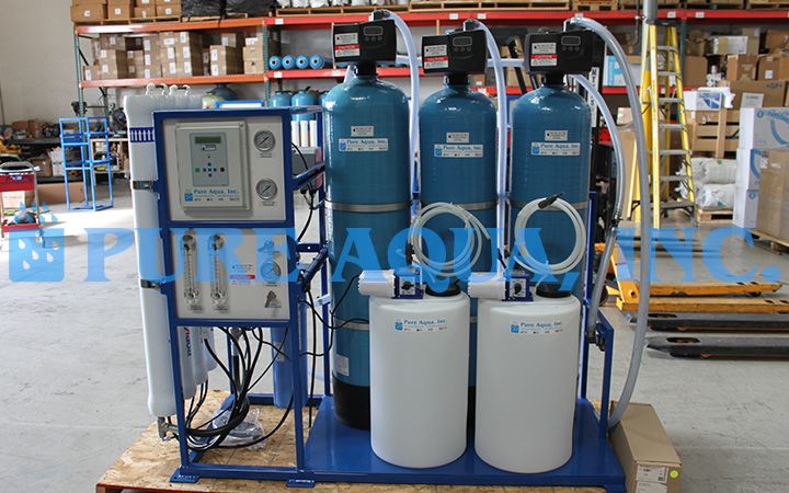 PRO+AQUA Sistema de filtro de agua de pozo de alta resistencia para toda la  casa, 100,000 granos, 99% eficaz, fácil instalación