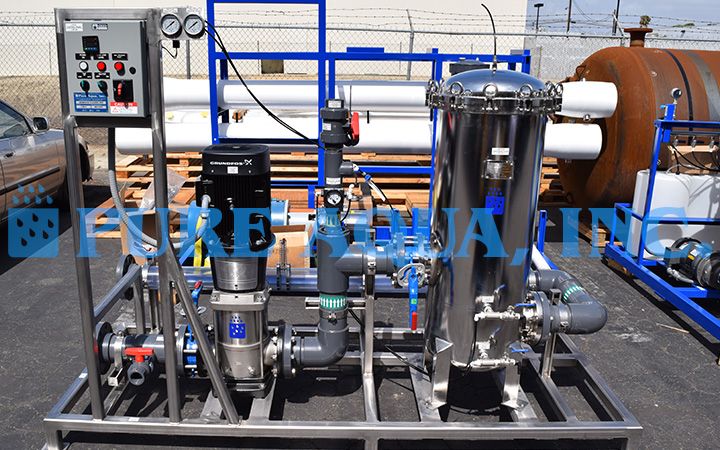 Planta Industrial de Ósmosis Inversa Para Tratar Aguas Residuales Recuperadas 400,000 GPD - Egipto