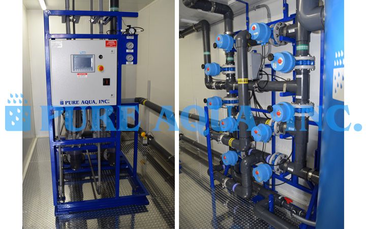 Sistema de Filtración en Contenedor para Reciclaje de Agua de Laguna - 240 GPM - EE.UU