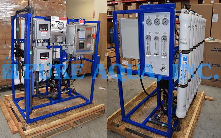 Sistema de Ósmosis Inversa de Agua del Grifo a Prueba de Explosiones 12,000 GPD - EE.UU