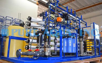 Sistema de Ósmosis Inversa Montado Sobre Plataforma con Componentes NSF Para Conservas de Pescado - 20,000 GPD - Alaska, EE. UU.