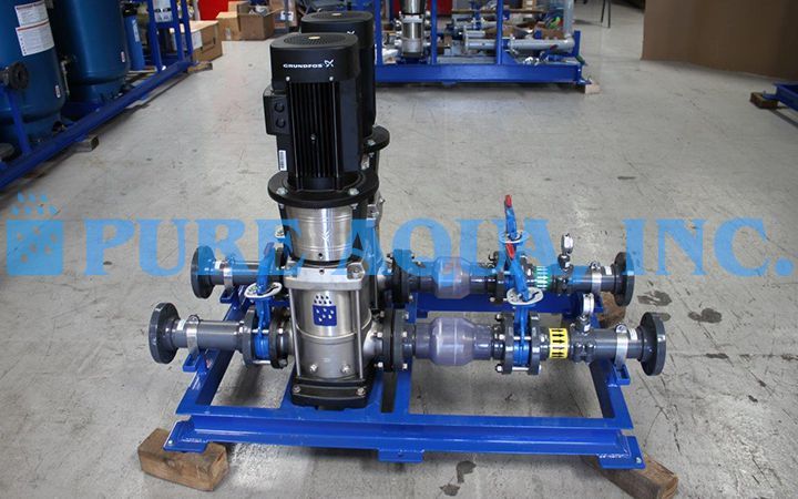 Máquina de Ósmosis Inversa para Agua Altamente Salobre 130,000 GPD - Yemen