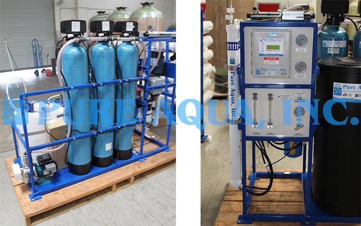 Sistema de Ósmosis Inversa Montado en Plataforma 1,800 GPD - Guatemala