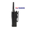 On the durable RMU2080 radios from Motorola, the antennas are non-removable. The unit has an LED Indicator that is used to give battery status, power-up status, radio call information and more.