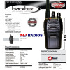 Blackbox Bantam UHF handheld two way radio is the perfect size to fit into the palm of your hand. Get this long lasting and durable walkie talkie today.