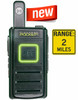 The Black Box POCKET+ UHF 16 Channels has an Output of 1.5W. Voice Prompt, VOX Function, Scan Function and Scramble Function. Great low cost two way business radio.