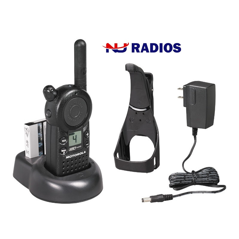 Lithium Ion Walkie Talkies Motorola CLS1410 Two-Way Radio 4-Pack - UHF Walkie Talkies With Chargers & Holsters Motorola Walkie - View #9