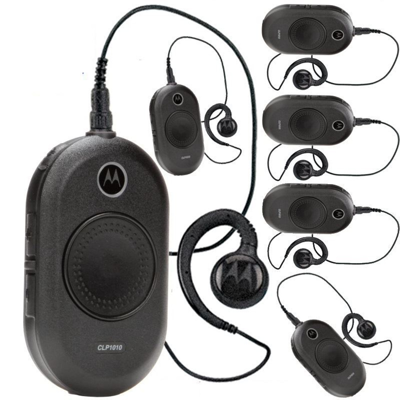 Motorola CLP1040 6 Pack Bundle with Multi Charger