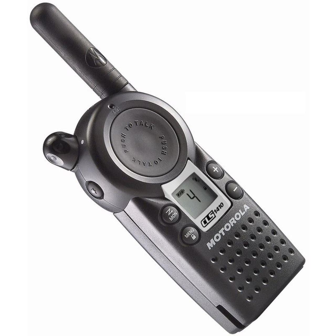 Motorola CLS1110 UHF Two Way Radio for business is a single channel walkie  talkie that includes a holster, battery, charger and more.