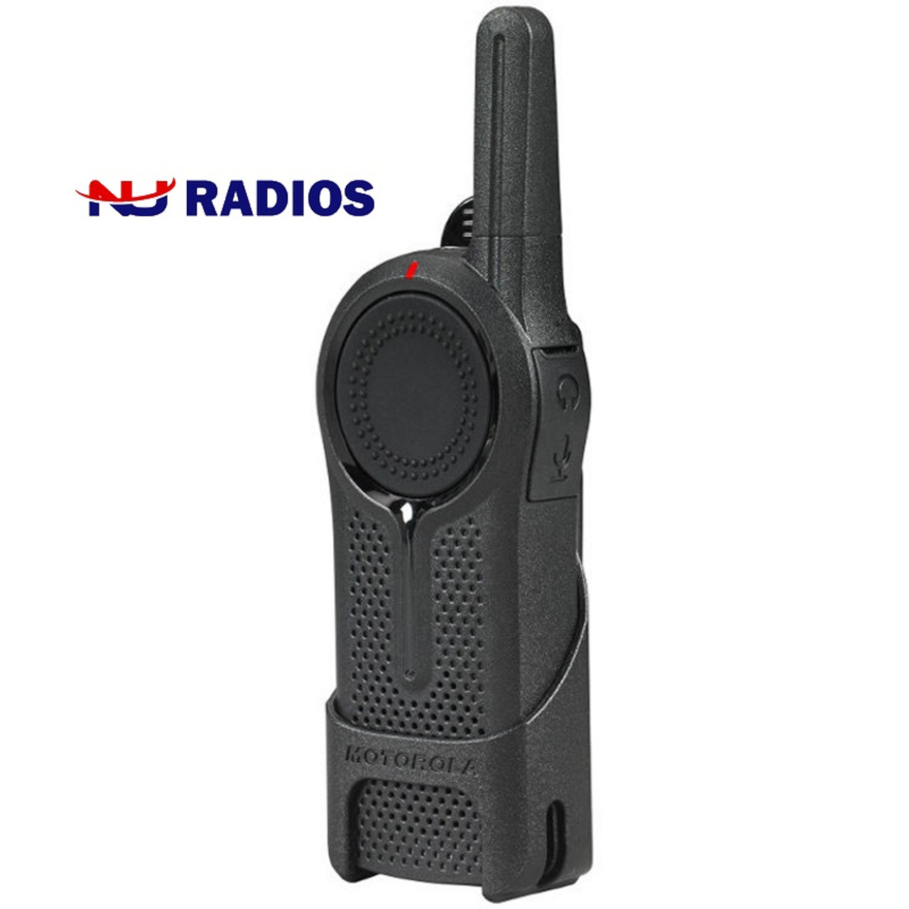 Motorola 6-Pack of DLR1020 Digital Two Way Radios for business are a  LICENSE FREE walkie talkie that includes a holster, battery and AC charger.
