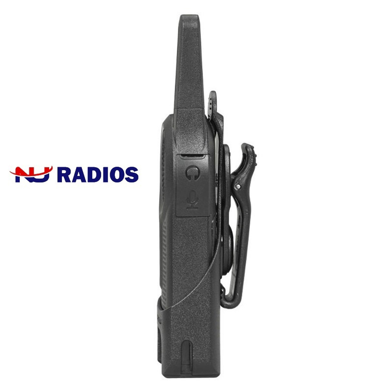 Motorola Six Pack of DLR1060 6CH Digital 2-Way Radios for business is a  LICENSE FREE walkie talkie that includes a holster, battery and AC charger.