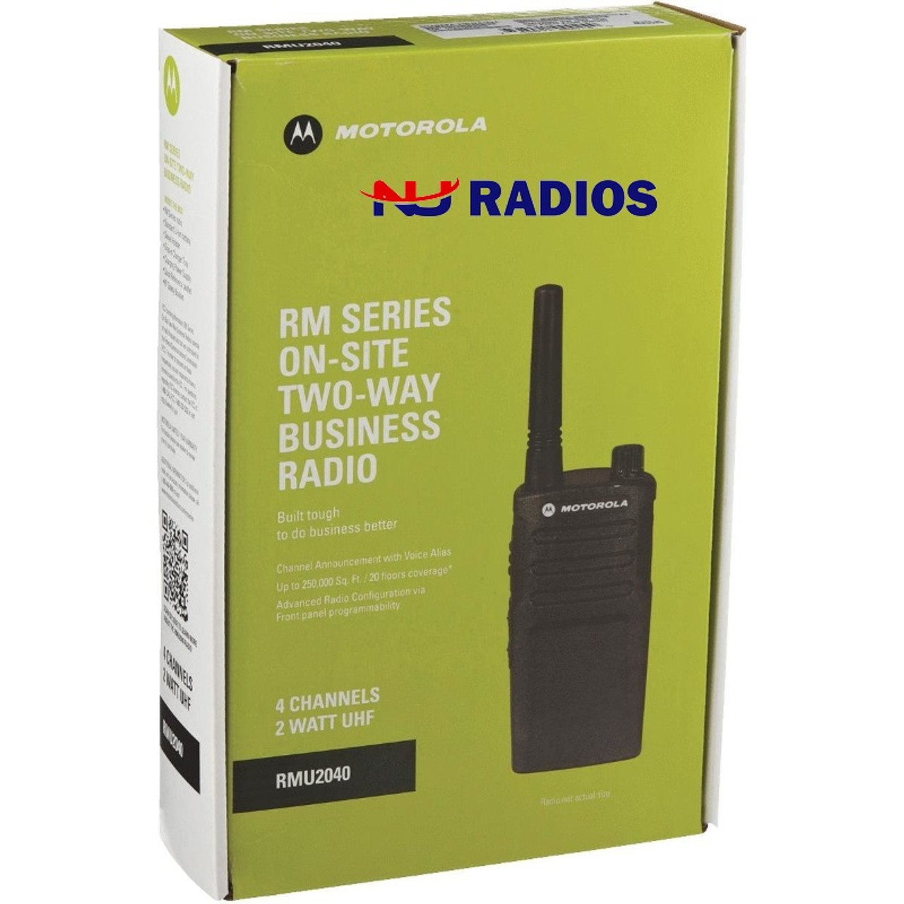 Motorola Six Pack of RMU2040 radios will be the work horse of most  warehouse and retail stores that only need a couple channels and durability.