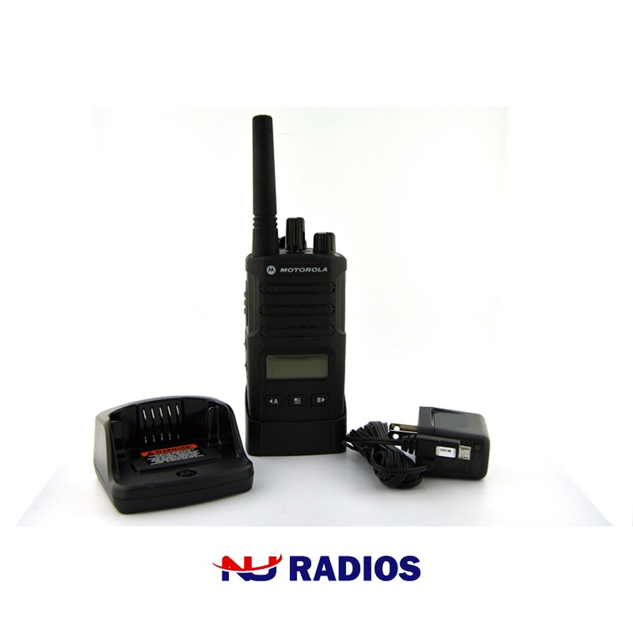Great Buy, a six pack of Motorola RMU2080D (Display) radios are great for  most warehouse and retail stores that want an easy to use radio that is  durable. Plus, NOAA alerts.