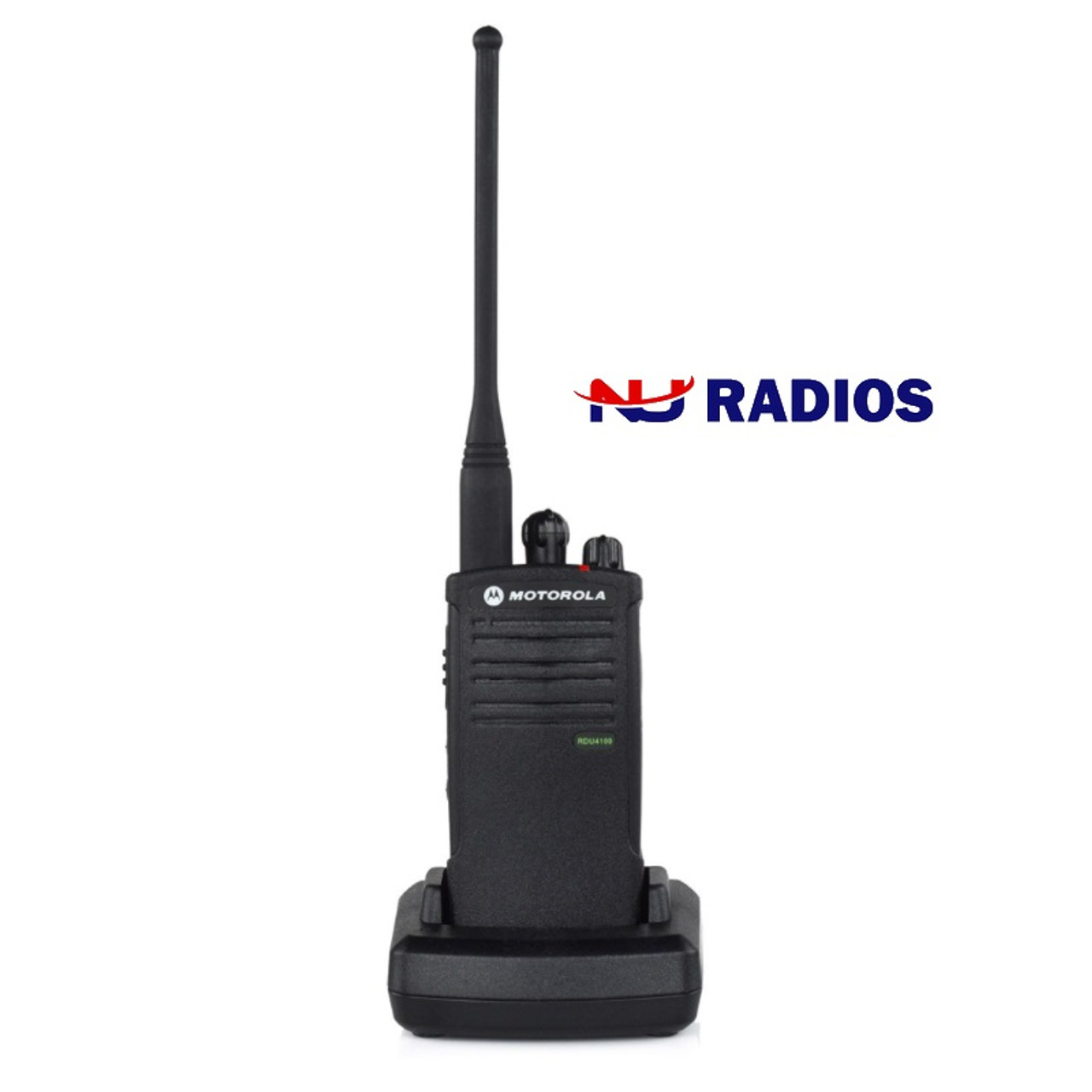 Motorola RDU4100 Watt Business 2-Way UHF Radio is just what you need.  This radios is a workhorse and gets the job done. Perfect for construction  sites, schools, large warehouses and malls.