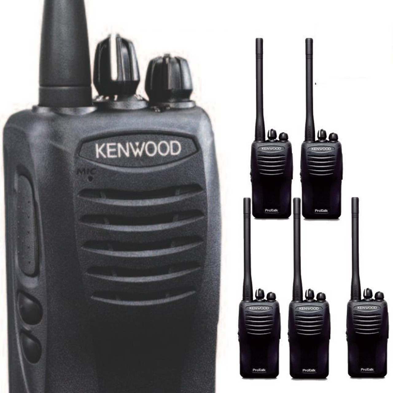 Kenwood TK-2402V16P 6-Pack 16CH 5W VHF ProTalk 2-Way