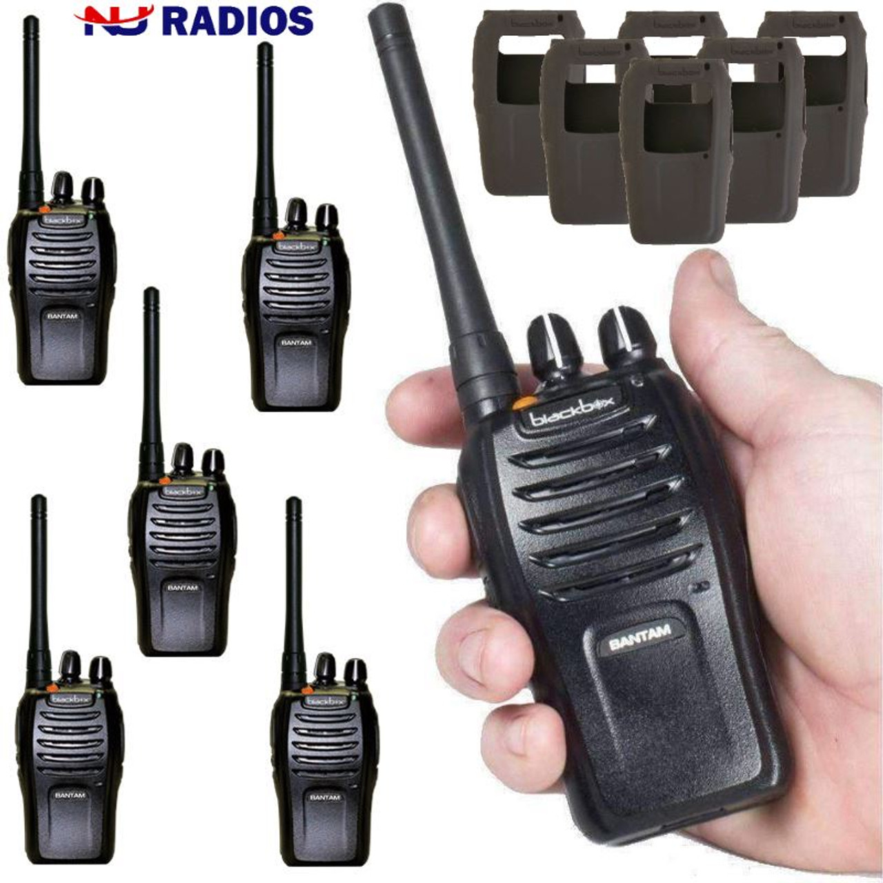 Klein Electronics BANTAM-UHF 2-Way Radio with Kenwood Connector Jack; Compact, Rugged, Full Power Radio; 16 Channels; watts watts RF power; Scanni - 2