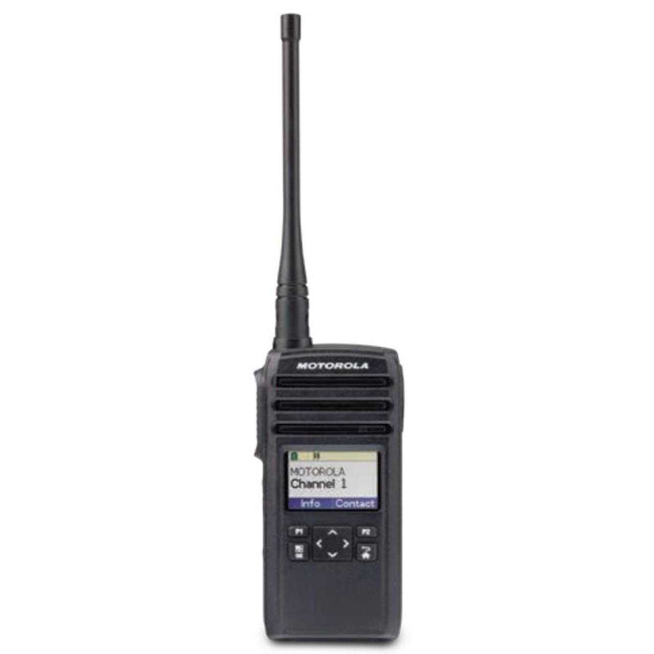 LICENSE FREE Motorola DTR600 Digital Two Way Radio for business has Vibra  Call and Texting features