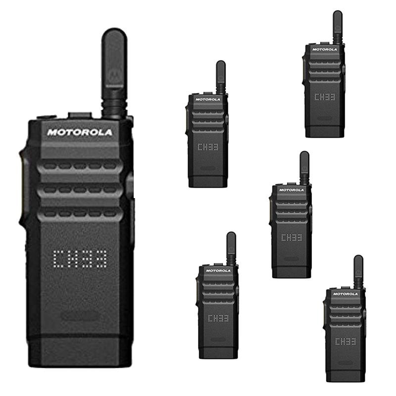 Six Pack of Motorola SL300 Analog / Digital Two Way Commercial
